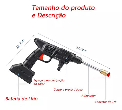 Hidrolavadora V48 doble bateria inalambr