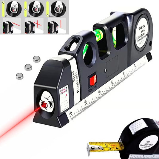 Nivel Laser 3 Burbujas Cinta Métrica